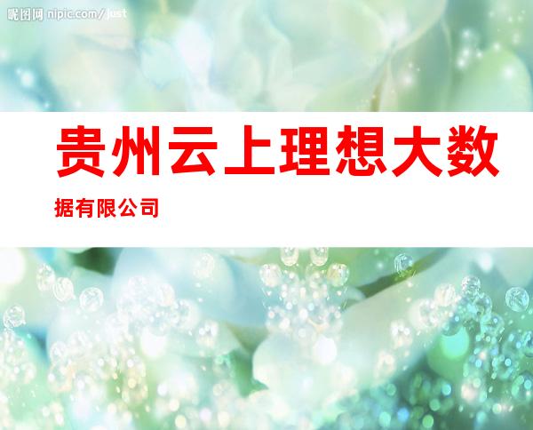 贵州云上理想大数据有限公司